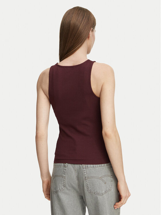 Guess Guess Top W6RP39 KD092 Bordová Regular Fit