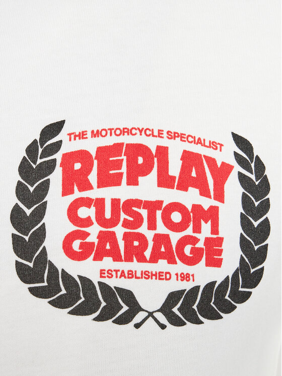 REPLAY Replay T-särk M6765.000.22662 Valge Regular Fit
