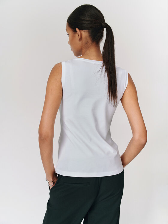 TATUUM TATUUM Bluzka ROFA Biały Classic Fit