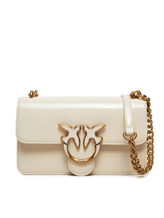 Pinko Borsetta Love One Mini Light Cl 103335 A1RQ Ecru Modivo