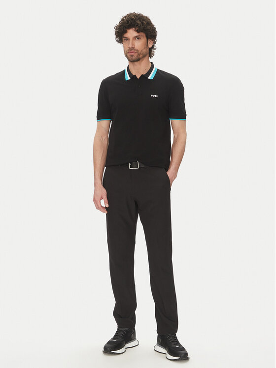 BOSS BOSS Poloshirt Paddy Ap Heritage 50538101 Schwarz Regular Fit