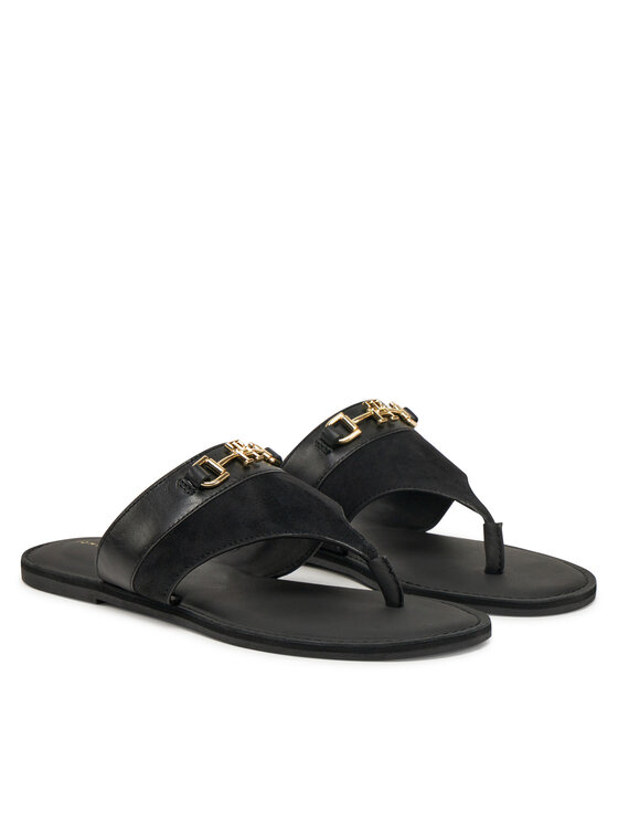 Tommy Hilfiger Tommy Hilfiger Flip flop FW0FW08506 Negru
