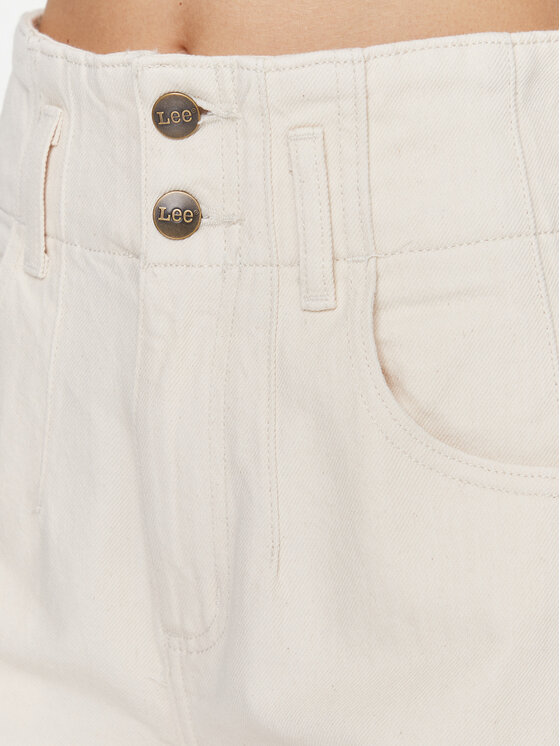 Lee Lee Jeans 112341379 Écru Straight Leg