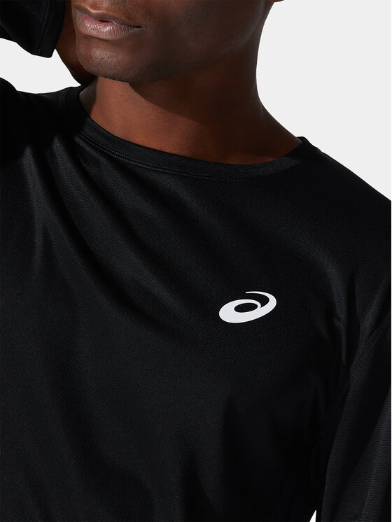 Asics Asics Longsleeve Core Ls 2011C340 Μαύρο Ahletic Fit