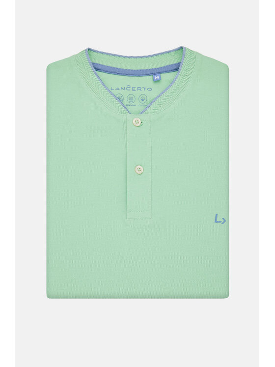 Lancerto Lancerto Polo Robbie PO073124000016 Zielony Regular Fit