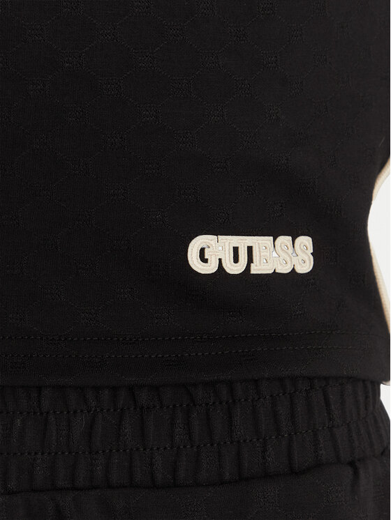 Guess Guess Top V6GP17 K3215 Czarny Regular Fit