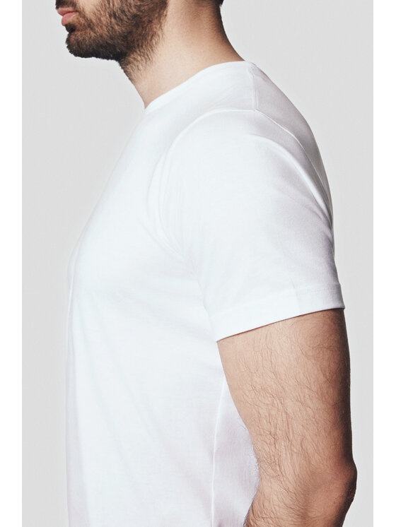 Lancerto Lancerto Komplet t-shirtów Kenneth ZESTAW0000241 Biały Regular Fit