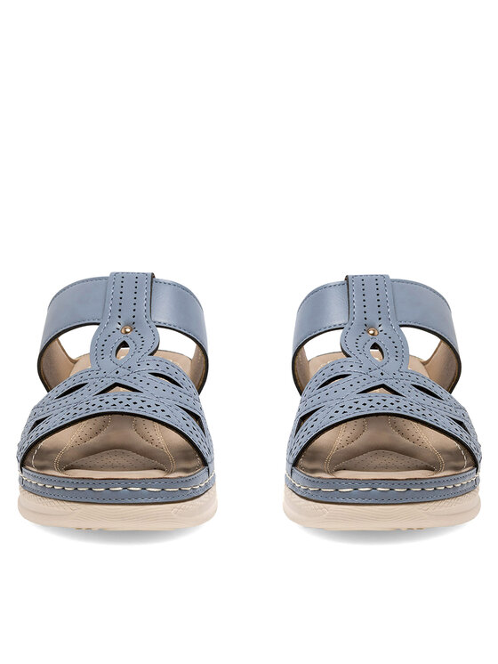 Clara Barson Clara Barson Pantoletten WYL0510-28 Blau