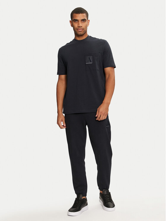 Armani Exchange Armani Exchange Футболка 6DZMJC ZJXHZ 1510 Cиній Regular Fit