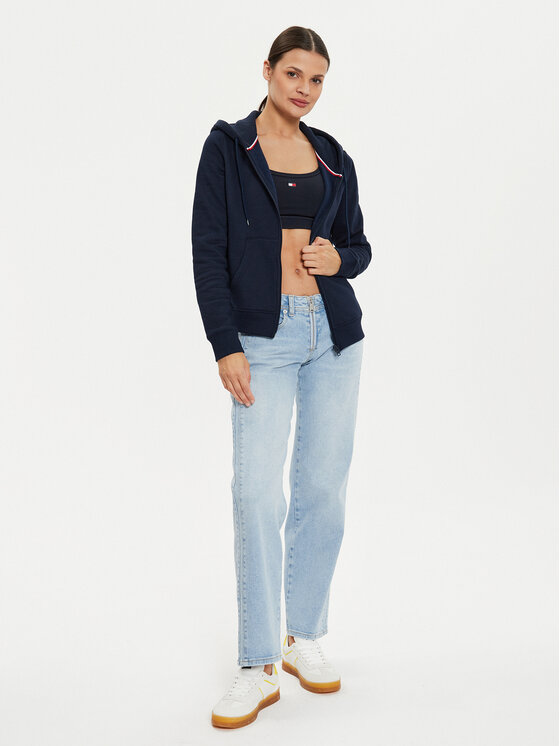 Tommy Jeans Tommy Jeans Pulóver Flag DW0DW19729 Sötétkék Regular Fit