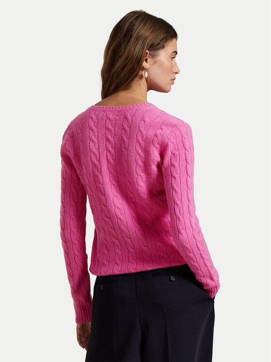 Polo Ralph Lauren Polo Ralph Lauren Sweater 211971866008 Rózsaszín Slim Fit