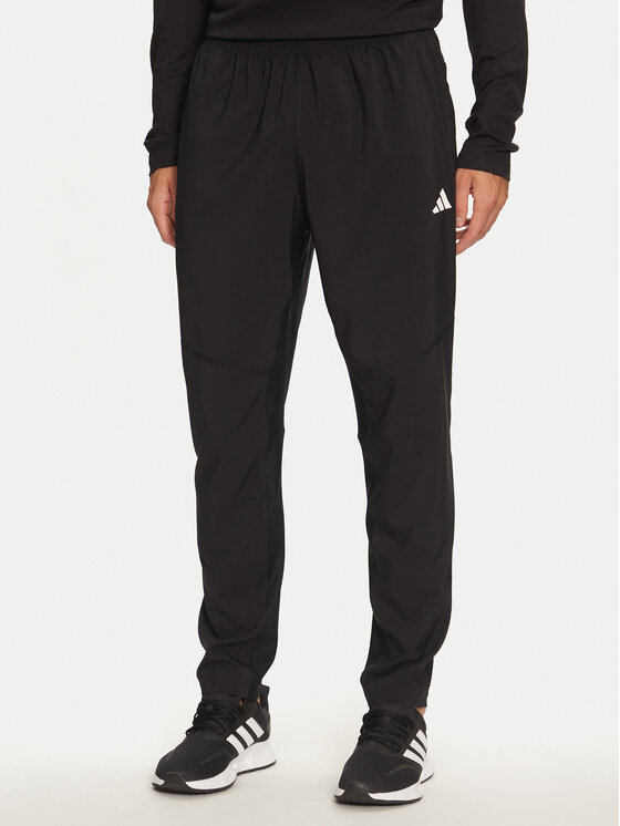 adidas adidas Donji dio trenerke Own The Run IK5024 Crna Regular Fit