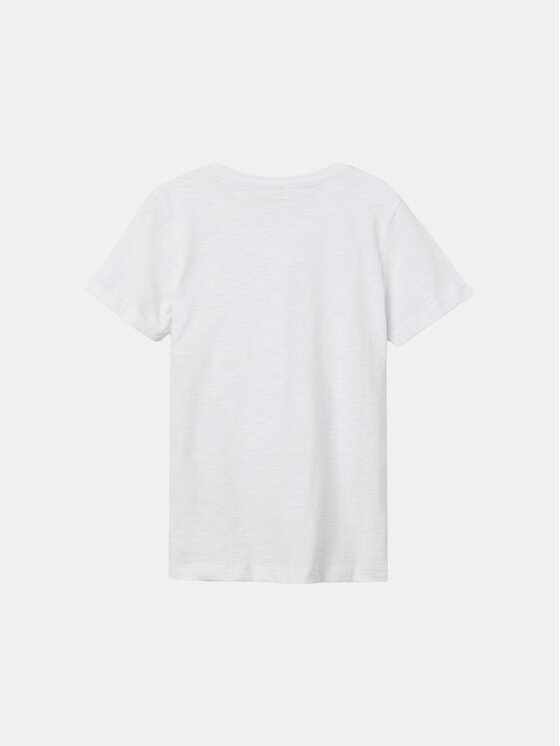 NAME IT NAME IT T-Shirt Vincent 13201047 Biały Regular Fit