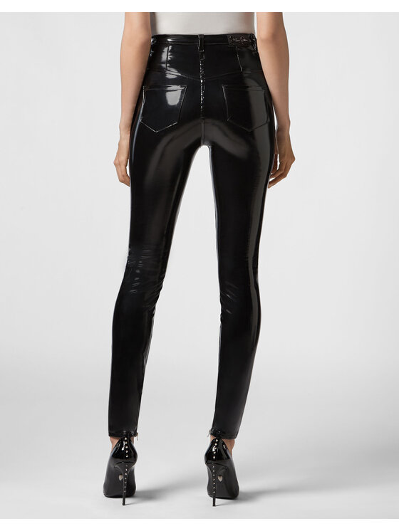 PHILIPP PLEIN PHILIPP PLEIN Legíny 30892 Čierna Skinny Fit