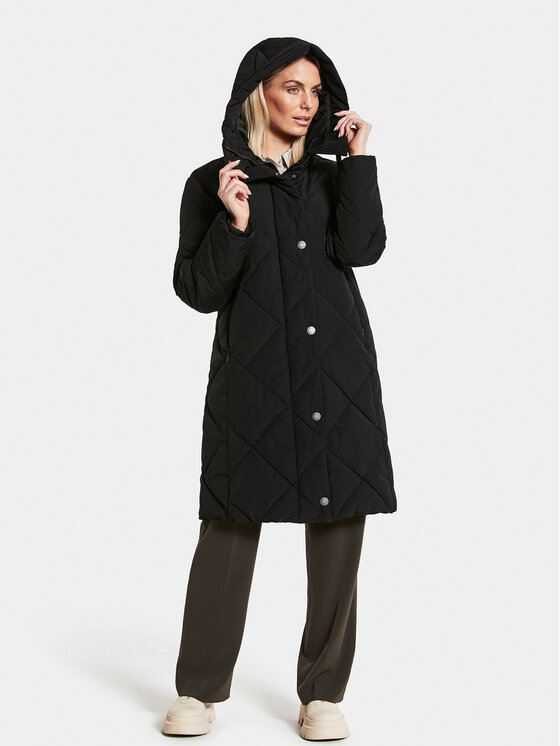 Didriksons Didriksons Zimní bunda Torun 504377 Černá Relaxed Fit