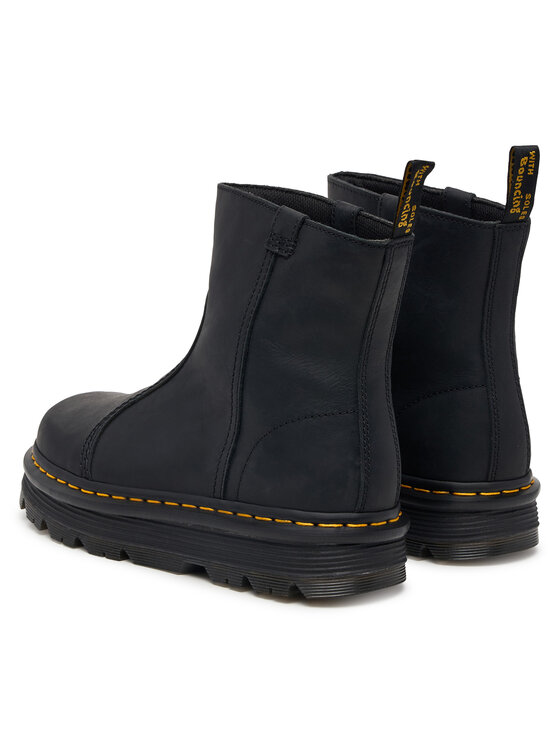 Dr. Martens Dr. Martens Polokozačky Zebzag Rigger Black Wyoming DM42662001 Černá