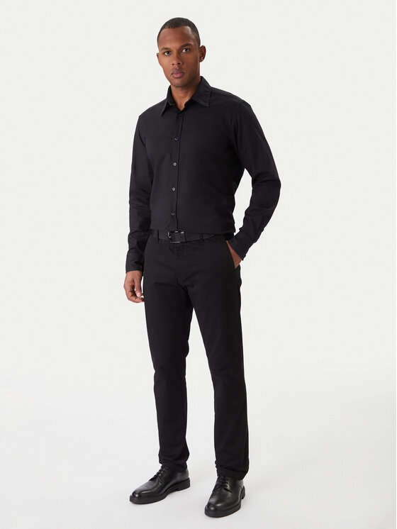 BOSS BOSS Marškiniai Relegant 50548959 Juoda Regular Fit