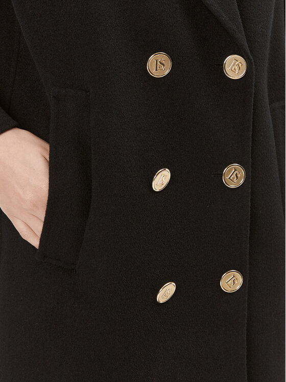 Luisa Spagnoli Luisa Spagnoli Übergangsmantel Sughero 540209 Schwarz Regular Fit