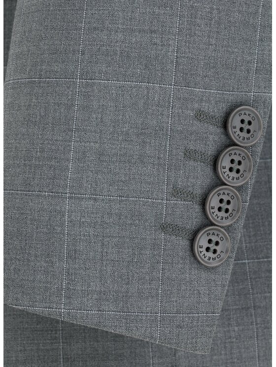 Pako Lorente Pako Lorente Marynarka P24SF-3G-007 Szary Super Slim Fit