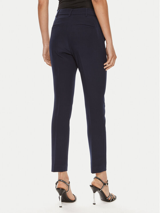 Liu Jo Liu Jo Kalhoty z materiálu CA4201 T2200 Tmavomodrá Regular Fit