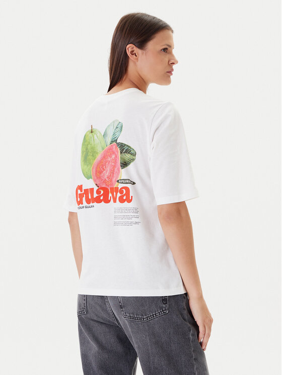 ONLY ONLY T-Shirt Phoebe 15351369 Biały Regular Fit