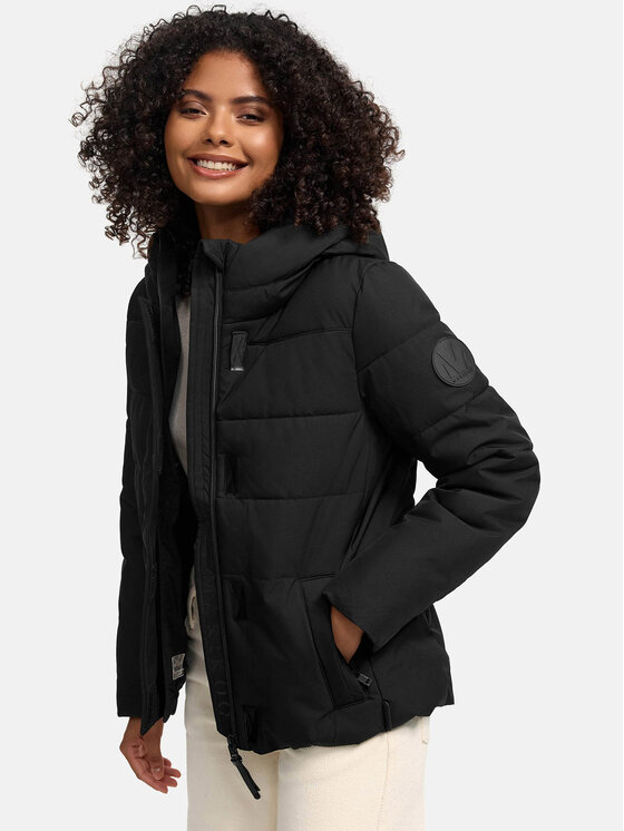Marikoo Marikoo Kurtka zimowa Elira Czarny Regular Fit