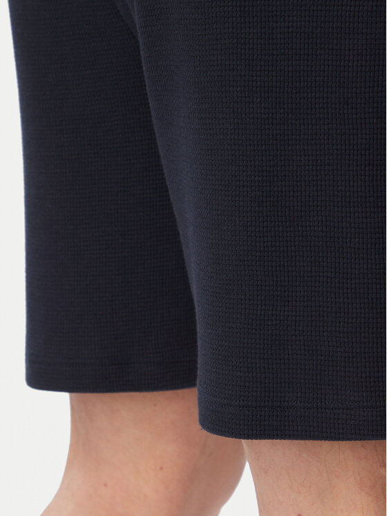 BOSS BOSS Спортни шорти Waffle 50535884 Тъмносин Regular Fit