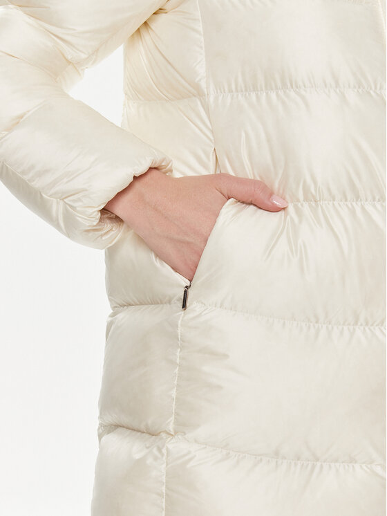 Hetregó Hetregó Pehelykabát Hanna 8M602F 22WD02 Ekru Regular Fit