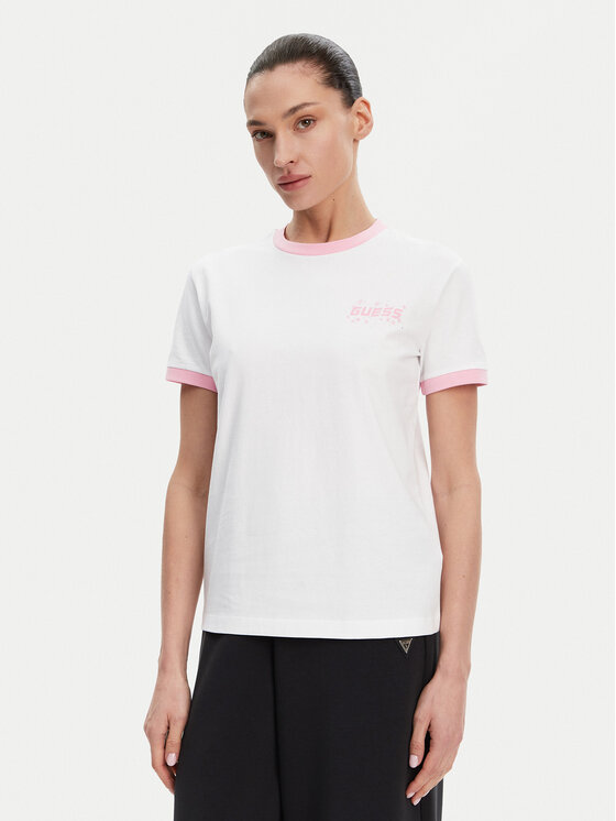 T-Shirt Guess, Größe L Weiß V5GI11 I3Z14