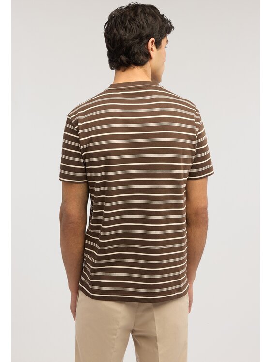 Trussardi Trussardi T-Shirt G0468000100N0JB Brązowy Regular Fit