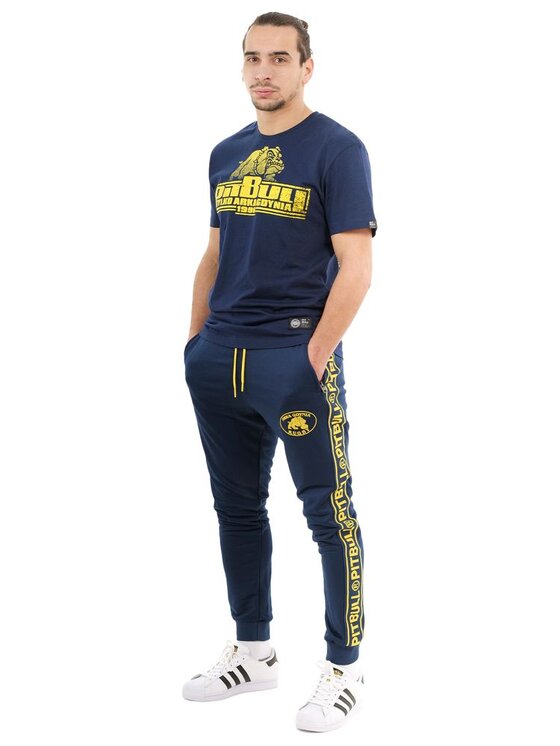 PITBULL PITBULL Spodnie dresowe Spodnie Granatowy Regular Fit