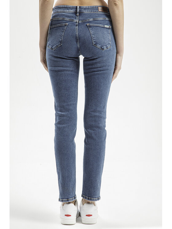 Cross Jeans Cross Jeans Jeansy P 489-224 Niebieski Slim Leg
