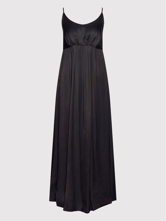 Fracomina Fracomina Kleid für den Alltag FR22SD3018W41301 Schwarz Regular Fit