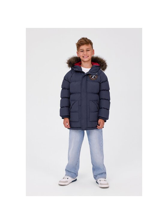 minoti minoti Kurtka zimowa 33COAT282 Granatowy Parka Fit