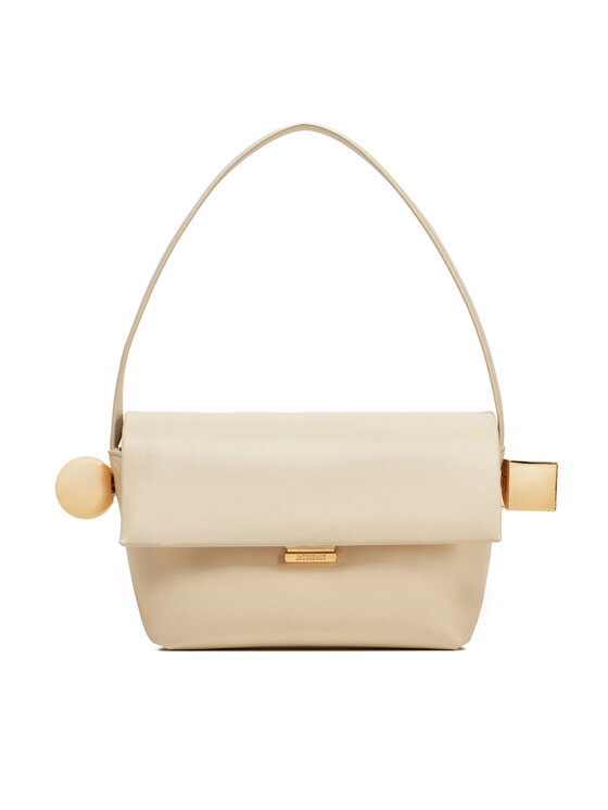 Geantă JACQUEMUS Le Rond Carre 24H243BA383-3171 Écru