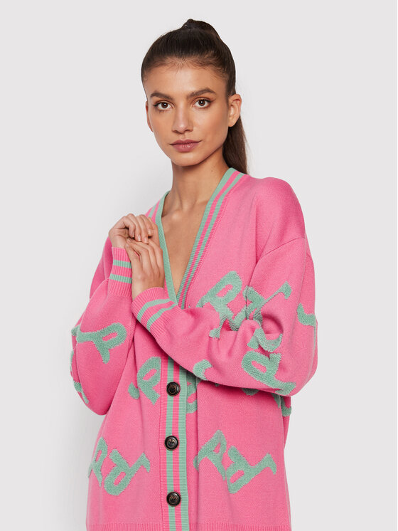 PINKO Pinko Kardiganas Sloe 1G189T A055 Rožinė Relaxed Fit