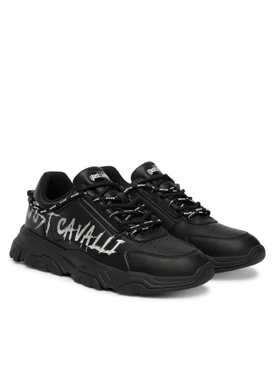 Just Cavalli Just Cavalli Sneakersy 80QA3SH1 ZPC21 Čierna
