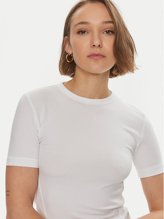 Calvin Klein Calvin Klein T-shirt K20K206553 Bijela Slim Fit