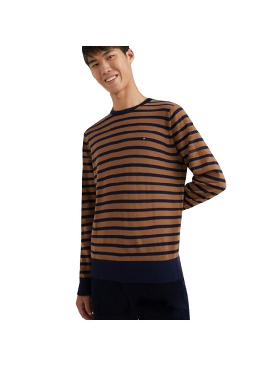 Tommy Hilfiger Tommy Hilfiger Sweter FINE GAUGE Kolorowy Regular Fit