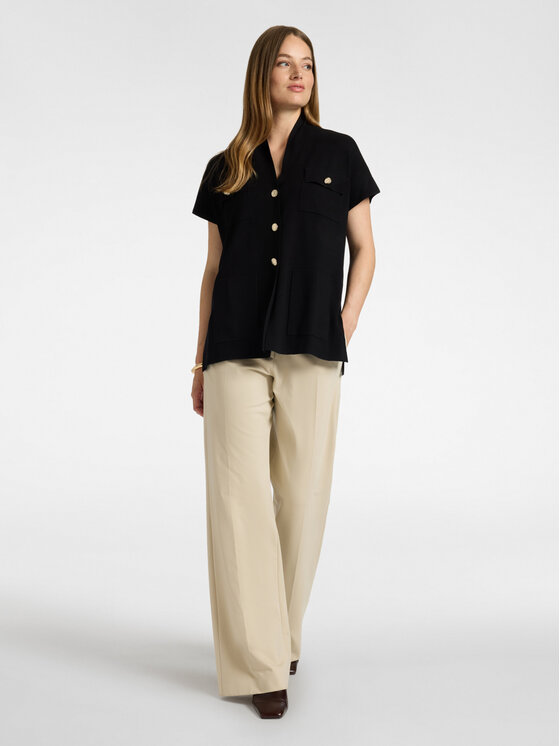 Elena Mirò Elena Mirò Sweter M211Z000985N033 Czarny Boxy Fit