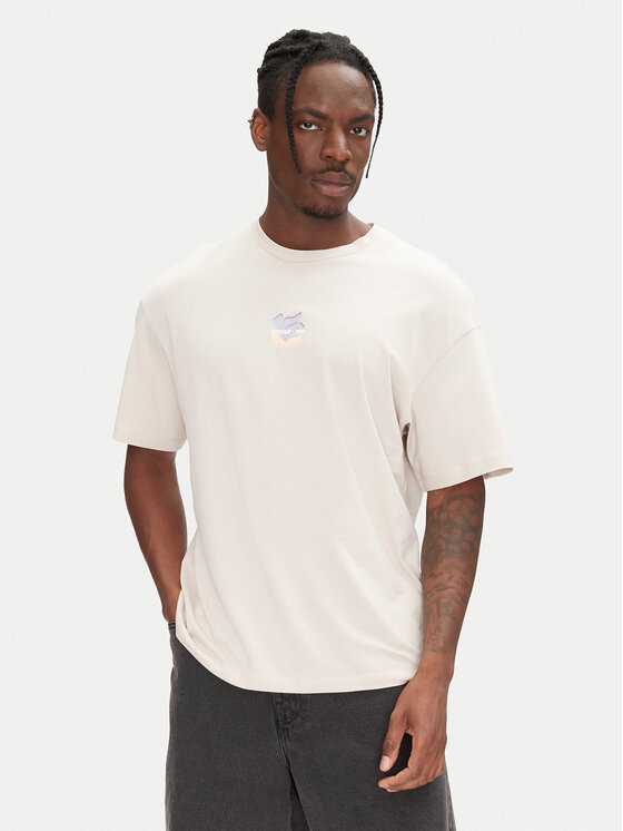 Jack & Jones Jack & Jones T-Shirt Ames 12268471 Beżowy Relaxed Fit