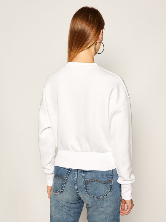 Calvin Klein Jeans Calvin Klein Jeans Bluza J20J214208 Biały Regular Fit