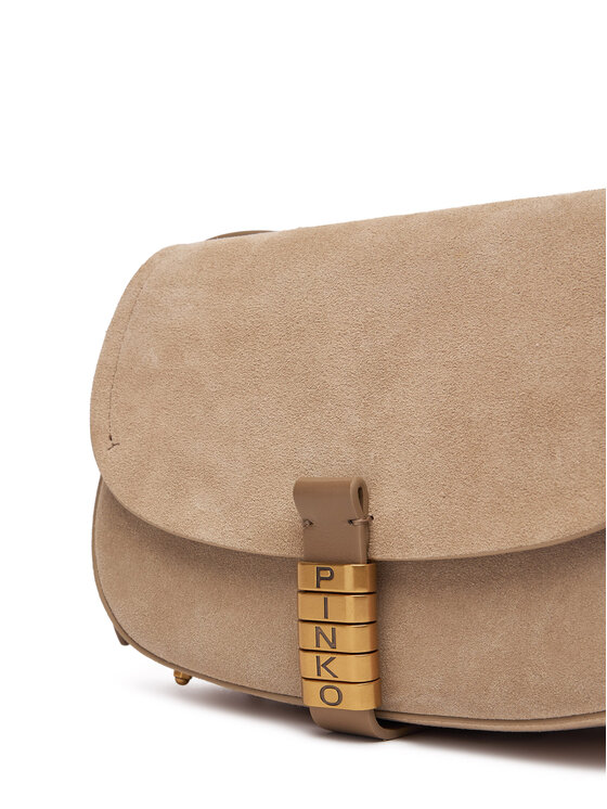 PINKO PINKO Дамска чанта Saddle Mini PE PLTT 103831 A29N Бежов