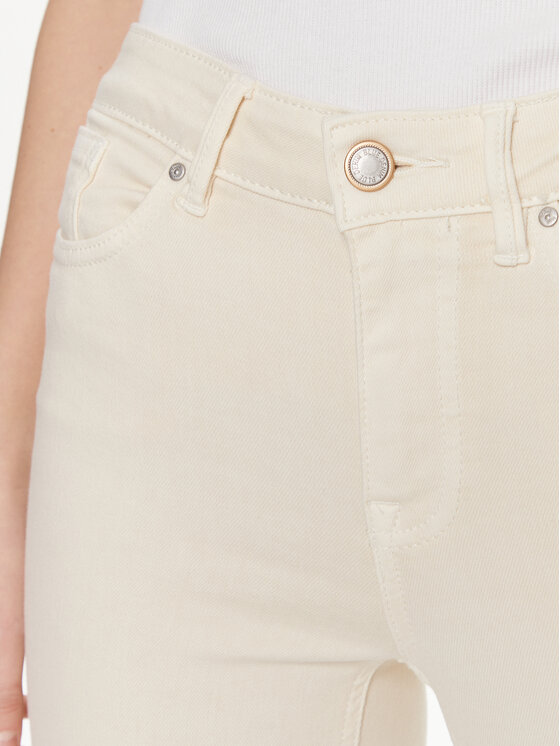 Vero Moda Vero Moda Traperice Flash 10307571 Écru Skinny Fit