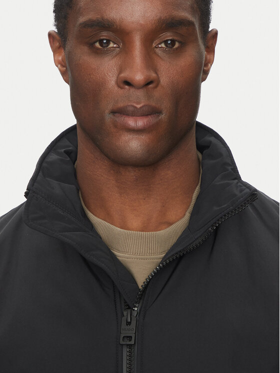 HUGO HUGO Преходно яке Beren2511 50530766 Черен Regular Fit