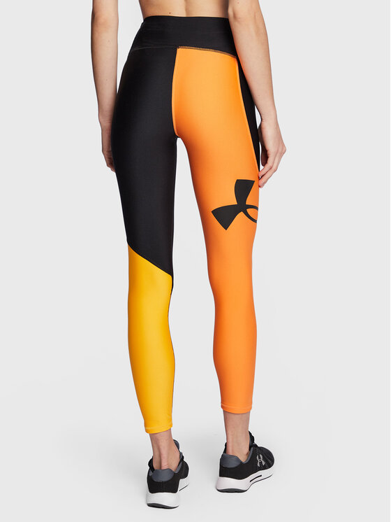Under Armour Under Armour Legginsy HeatGear® Ankle 1373936 Pomarańczowy Slim Fit