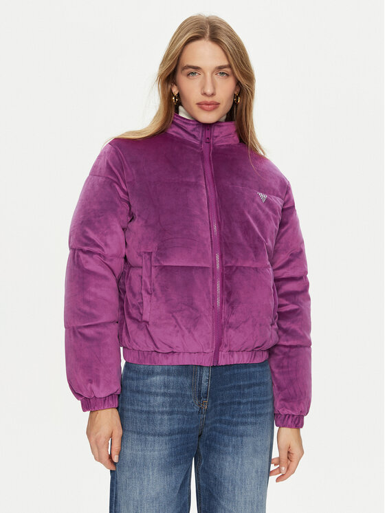 Guess Guess Télikabát V4BL03 KBXI2 Lila Regular Fit