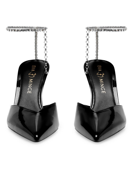 Eva Minge Eva Minge Sandale Florencia-323-101-2 Negru