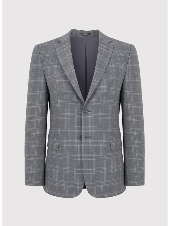 Pako Lorente Pako Lorente Marynarka P23WF-3G-003 Szary Slim Fit
