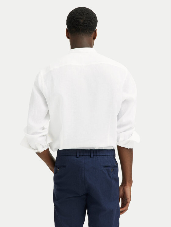 Bugatti Bugatti Πουκάμισο 9550-78900C Λευκό Casual Fit